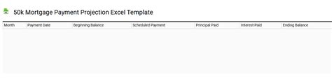 50k Mortgage Payment