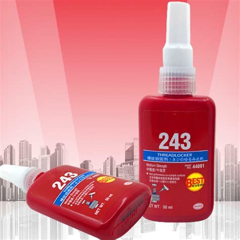 50ml Liquid Medium Strength 243 Threadlocking Adhesives M20 …