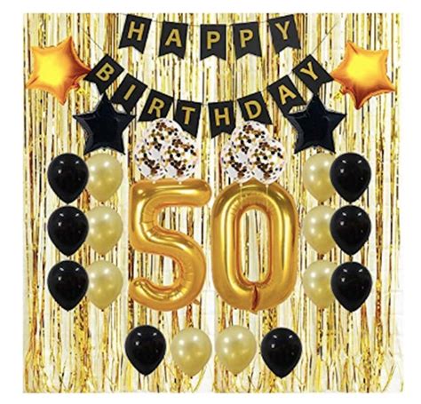 50th Birthday 50th Birthday Decorations 50th Birthday - Etsy