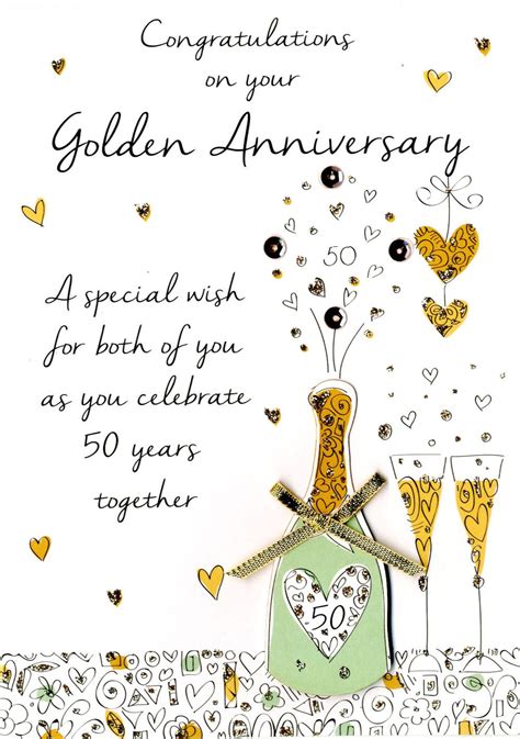 50th Wedding Anniversary Cards Free Printable