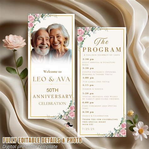 50th Wedding Anniversary Program Script