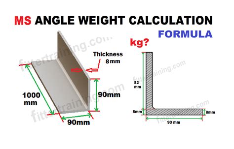 50x50x6 Angle Weight