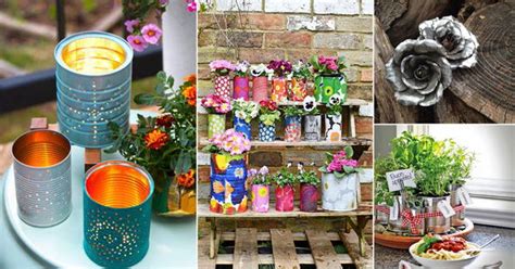 51 Awesome DIY Tin Can Ideas for Garden - Balcony … - raincitystudios.com