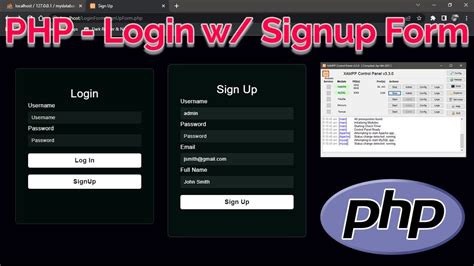 51 Creating Registration Page OR SignUp Page In PHP MySQL PHP
