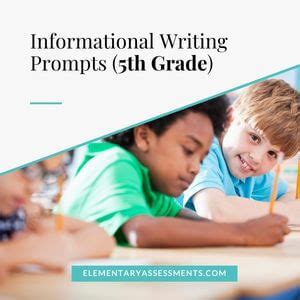 51 Excellent Informational Writing Prompts For 5th Grade Informational Writing Prompts 5th Grade - Informational Writing Prompts 5th Grade