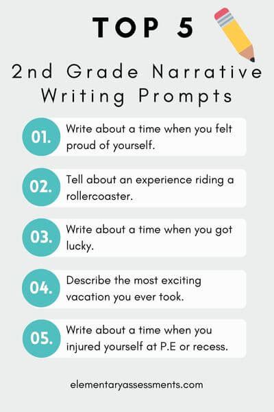 51 Narrative Writing Prompts For 2nd Grade Great Writing Prompts For Second Graders - Writing Prompts For Second Graders