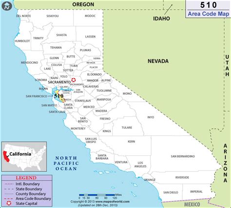 510 area code california