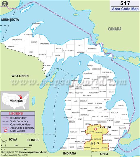 517 area code michigan