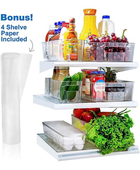 52% Off HomeIT Set of 10 Refrigerator Shelf Organizer