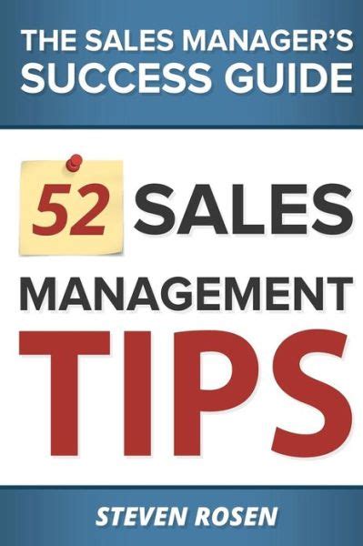 52 sales management tips the sales managers success guide. - En la alcoba de un mundo.