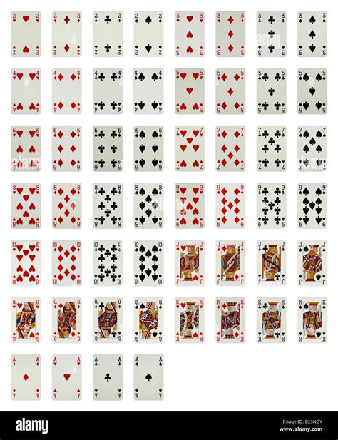 52 Standard Deck Of Cards