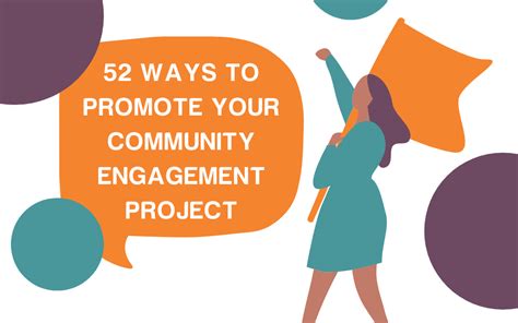 52 ways to promote your community engagement project