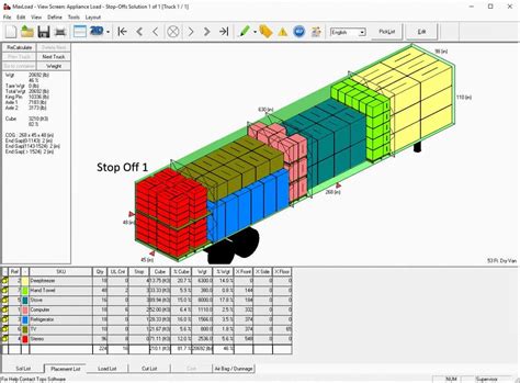 53 ft trailer loading diagram
