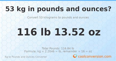 53 Lbs To Oz