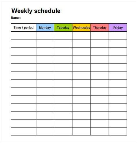 54 How To Create Weekly Production Schedule Template Download by Weekly