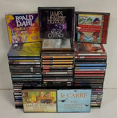 54 x Audiobook JobLot- P.D James Roald Dahl Charles Dickens