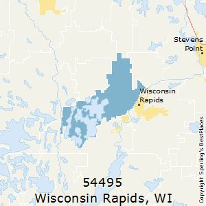 54495 ZIP Code Wisconsin Rapids, wood county wood county