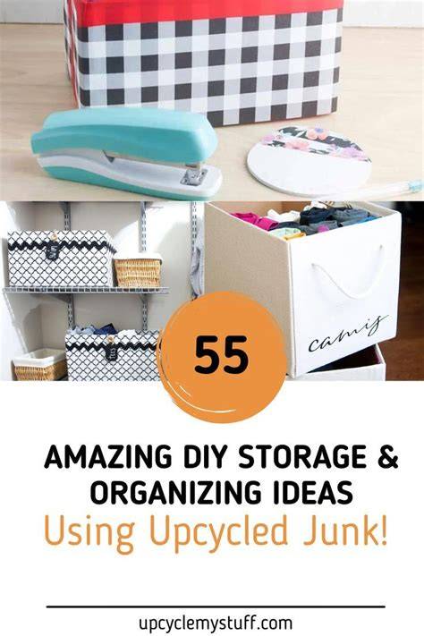 55 DIY Storage And Organizing Ideas Using Upcycled … - raincitystudios.com