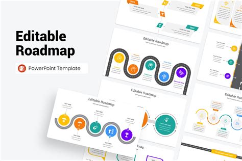 55 Editable Roadmap Powerpoint Templates Slides For Presentations