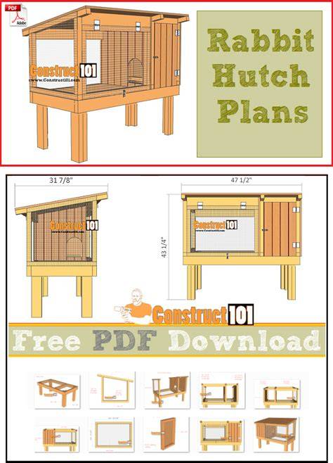 55 Free Rabbit Hutch Plans - raincitystudios.com