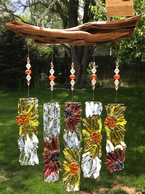 55 Fused glass wind chimes ideas - Pinterest