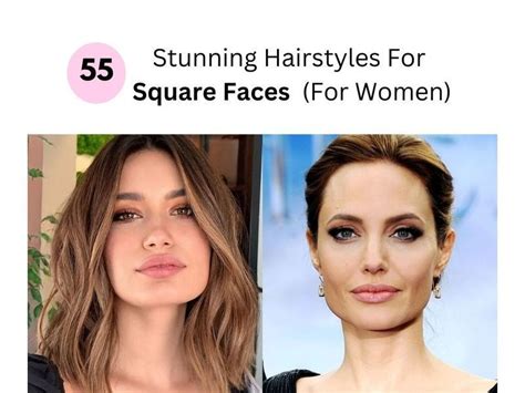 55 Stunning Hairstyles For Square Faces (For Women) Fabbon