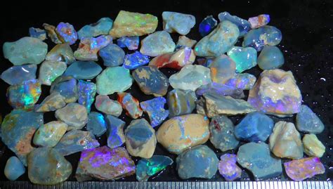 55 TCW Parcel of Rough AUSTRALIAN -Lightning Ridge NATURAL OPALS …