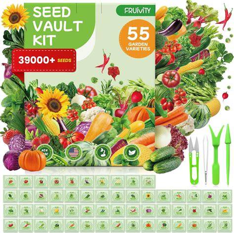 55 Vegetable Seeds Variety Pack - 35,600+ Non-GMO … - raincitystudios.com