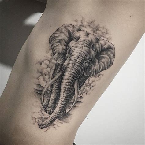 55 Best Amp Magnificent Elephant Tattoo Designs And Small Elephant Tattoo With Flowers - Small Elephant Tattoo With Flowers