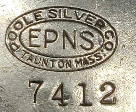 557: American silver box, Poole Silver Co. Taunton, MA.