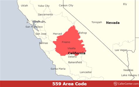 559 area code california