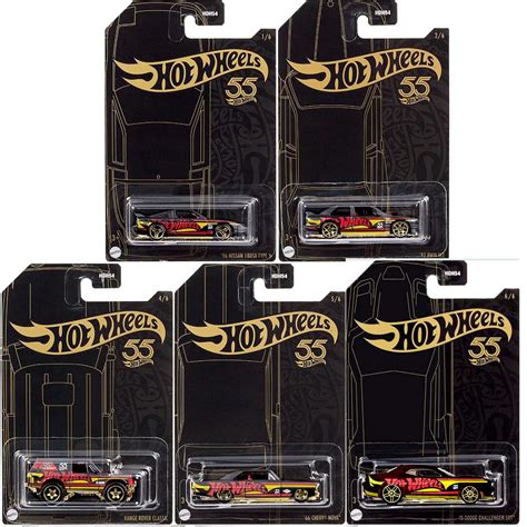 55th anniversary hot wheels. Hot Wheels - '23 Pearl & Chrome 55th Anniversary Set - 5 Cars - Does NOT Include Chase (3/6) ... 