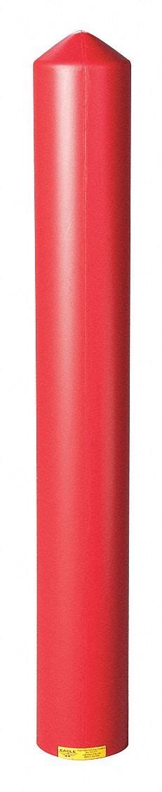 56 in. Bollard Cover, 6 in. Diameter, Orange Imperial Supplies