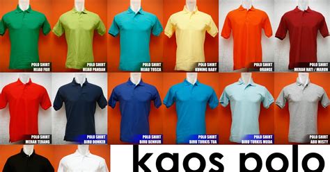 56 Pilihan Warna Kaos Polo Warna Warna Baju - Warna Warna Baju