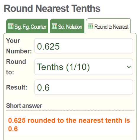 563 Rounded To The Nearest Tenth