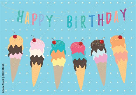 564 Happy Birthday Ice Cream Premium High Res Photos