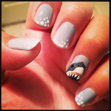 57 Shark Nails ideas nails, shark nail art, nail art