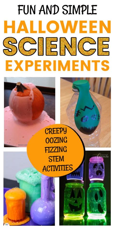 57 Halloween Science Experiments The Ultimate List Hess Halloween Science Preschool - Halloween Science Preschool