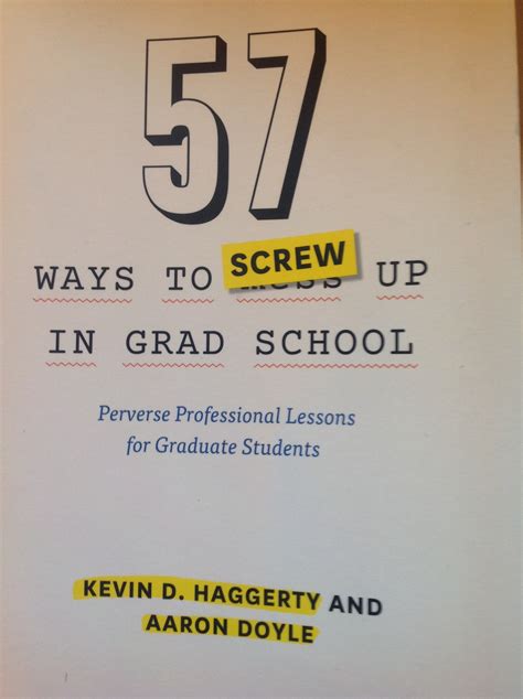 57 ways to screw up in grad school perverse professional lessons for graduate students chicago guides to academic life. - A handbook of statistical analyses using stata second edition.