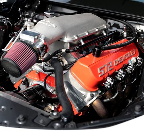 572 big block chevy. As performance folks understand, big, wide torque curves produce impressive acceleration. On the ZZ572/620's baseline dyno run, the engine delivered 649.1 lb-ft of torque at 4,800 rpm and 647.9 hp ... 