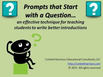 574 Writing Prompts With Quot Question Leads Quot Tpt Writing Prompts - Tpt Writing Prompts