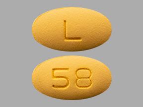 58 pill oval. Drowsiness, dizziness, constipation, or headache may occur. If any of these effects last or get worse, tell your doctor or pharmacist right away. To prevent constipation, eat dietary fiber, drink ... 