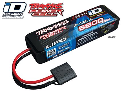 5800mah 7.4v 2-Cell 25C LiPo Battery Traxxas