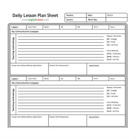 59+ Lesson Plan Templates PDF, DOC, Excel