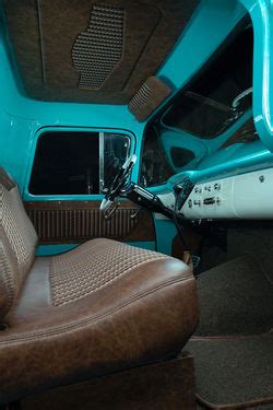 59 Chevy Apache with distressed Leather Interior - shanesewntight