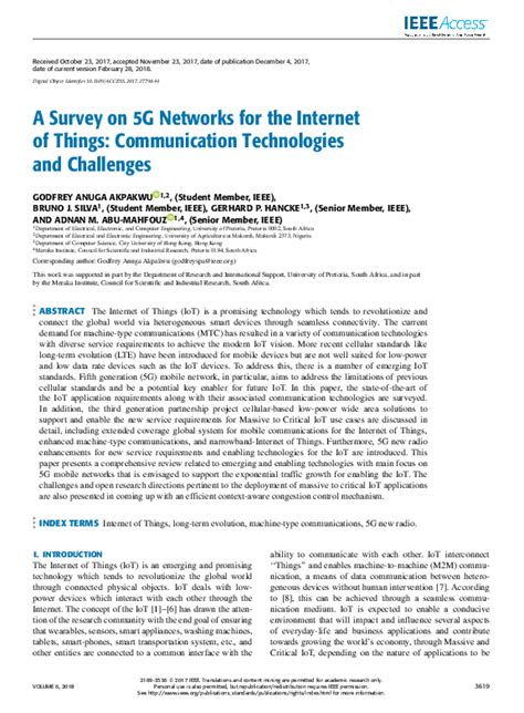 5G Internet of Things: A survey - ScienceDirect - coolestguyplanet.net