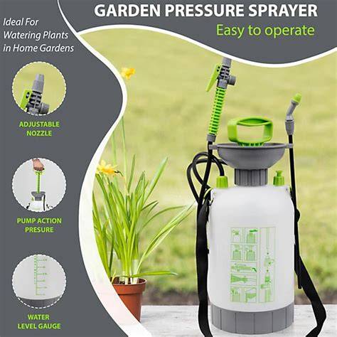 5L Garden portable Pressure Sprayer - B&Q - raincitystudios.com