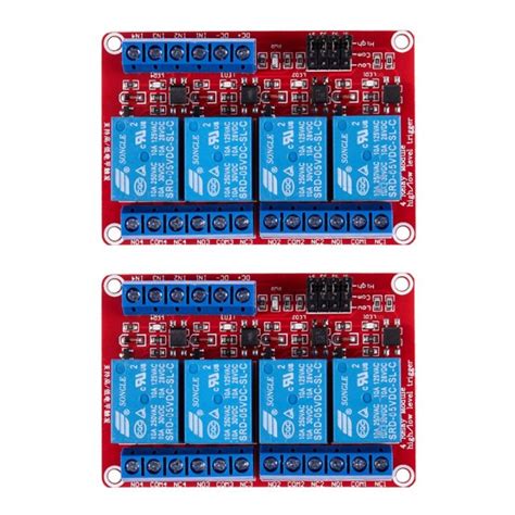 5V High / Low Level With Trigger -isolator 4 channels Power relay module