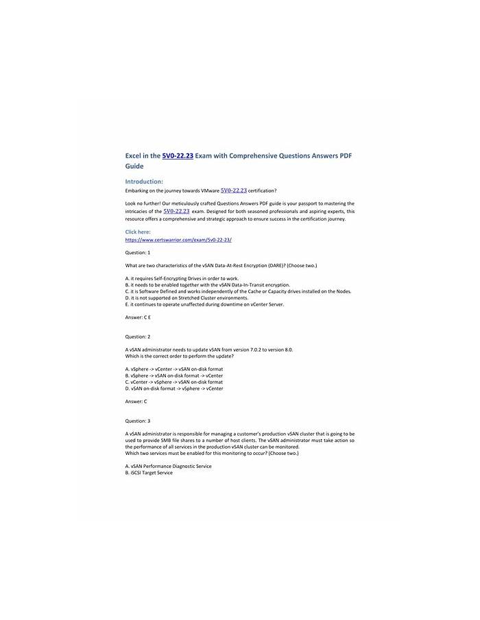 5V0-22.23 Schulungsunterlagen