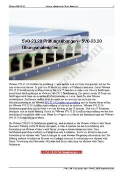 5V0-23.20 Vorbereitung